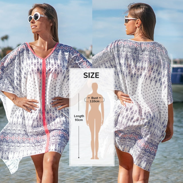 Crochet Cover Up with Fringe Trim