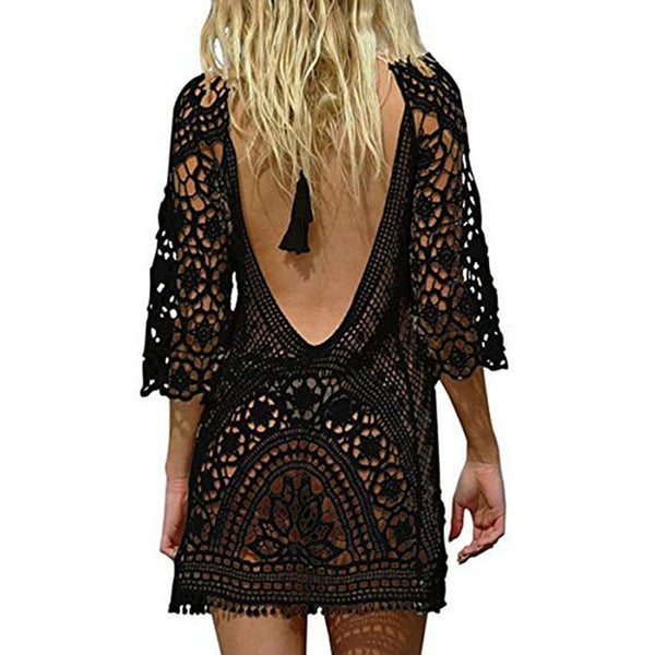 Crochet Lace Beach Dress